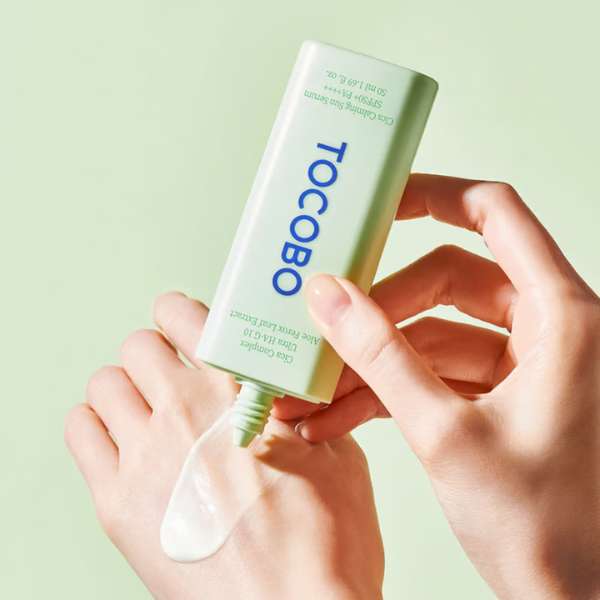 Sérum Solar Calmante Centella Asiática SPF50+ — TOCOBO